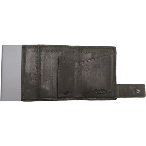SecWal SecWal 2 Creditcard etui Portemonnee RFID Leer 9 cm
