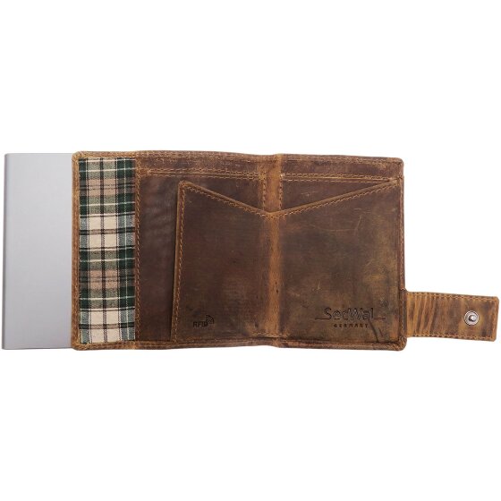 SecWal SecWal 2 Creditcard etui Portemonnee RFID Leer 9 cm
