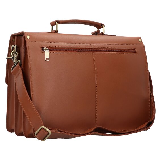 Burkely Vintage Dean aktetas leer 38 cm