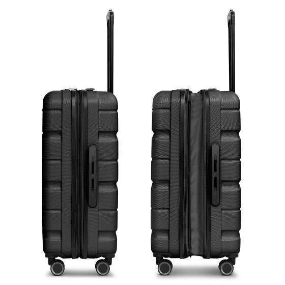 Franky Munich 4.0 4-wiel trolley M 66 cm met uitbreidingsplooi