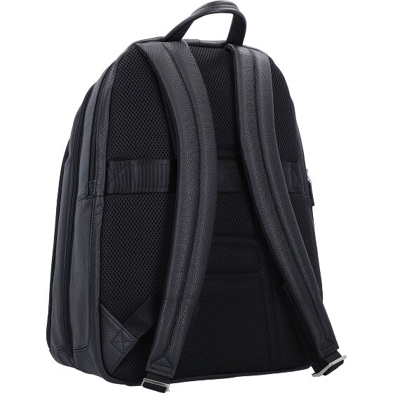 Piquadro Vibe Rugzak Leer 43 cm Laptopvak
