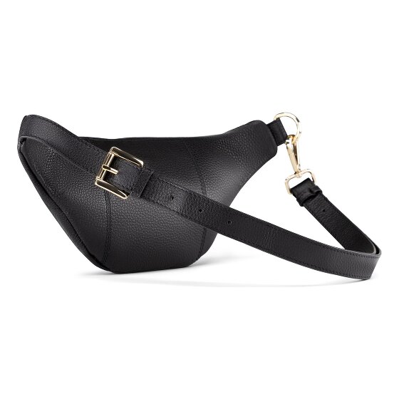 Lazarotti Bologna Leren Riemtas met dubbele rits Crossbody Leer 25 cm