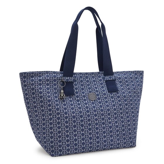 Kipling Denim Love Raaja Shopper Tas 33 cm Kipling Denim Love Raaja Shopper Tas 33 cm
