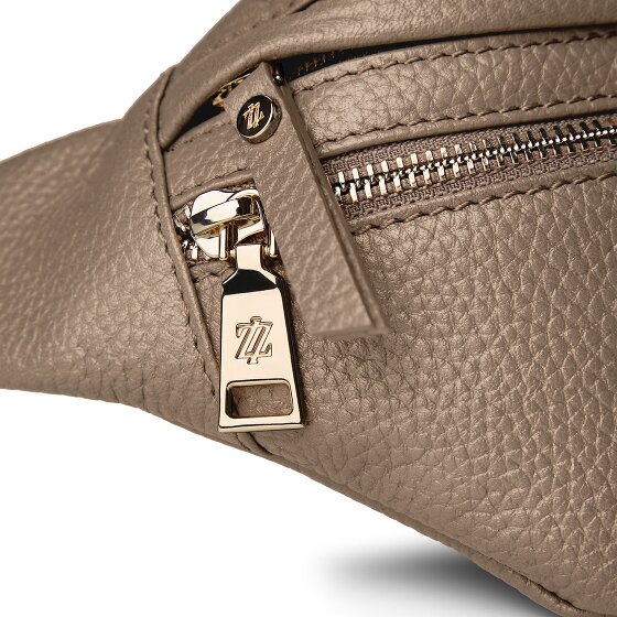 Lazarotti Bologna leer Fanny pack met dubbele rits, crossbody, leer, 25 cm