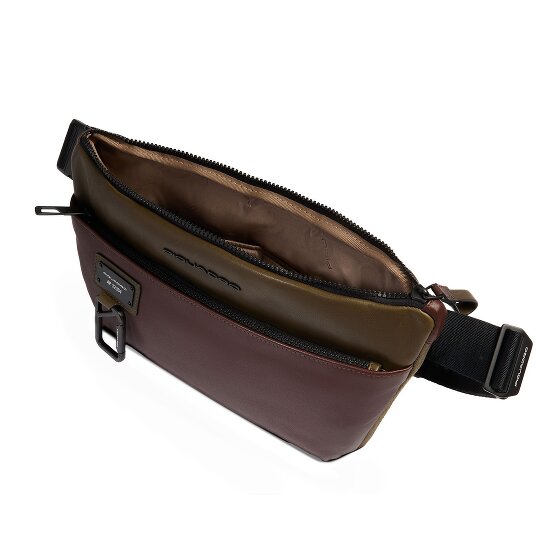 Piquadro Harper Fanny pack Leer 34 cm met uitbreidingsplooi