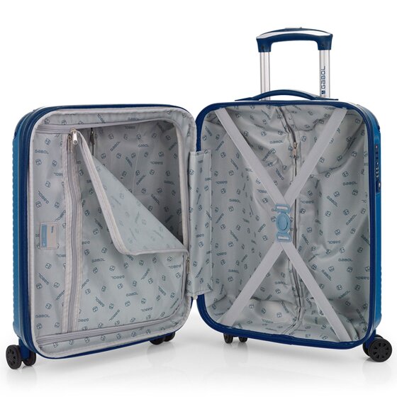 Gabol Balance XP 4 wielen Kofferset 4-delig met uitbreidingsplooi