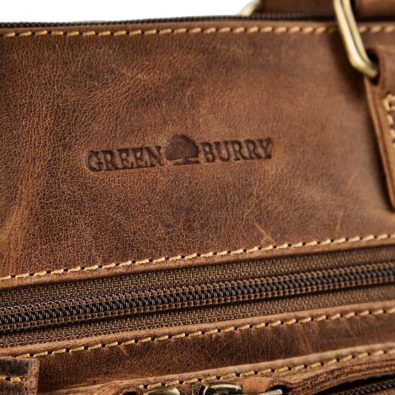 Greenburry Vintage Handtas Leder 34 cm