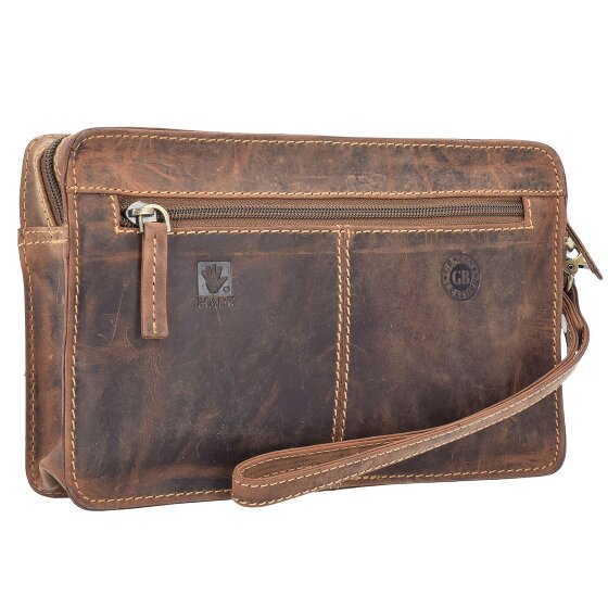 Greenburry Vintage mannen leren tas 22 cm