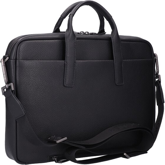 Bogner Jasper Marlo Leren Aktetas 39 cm Lapto Compartiment