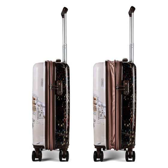 Anekke Tulip 4 wielen Cabinewagen 55 cm met uitbreidingsplooi