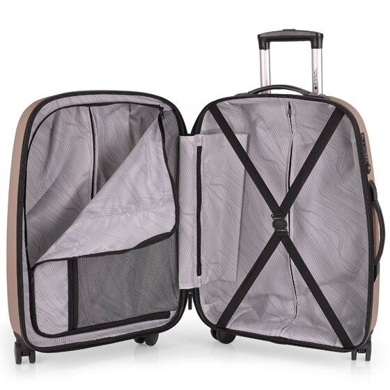 Gabol Paradise XP 4 wielen Trolley M 67 cm met uitbreidingsplooi