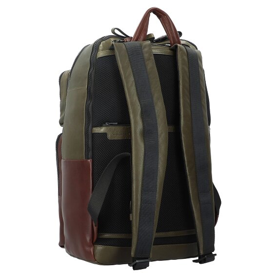 Piquadro Harper Rugzak Leer 48 cm Laptopvak