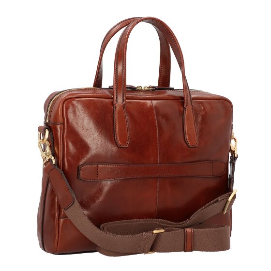 The Bridge Vespucci Briefcase Leer 38 cm Laptopcompartiment