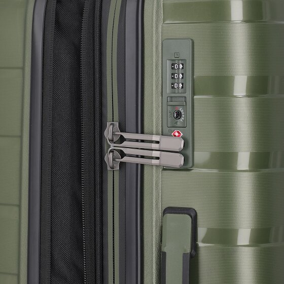 Travelite Air Base 4 wielen Kofferset 3-delig met uitbreidingsplooi