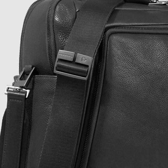 Piquadro Carl Koffer Leer 41 cm Laptop compartiment