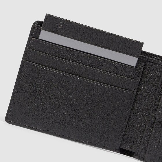Piquadro Hedley Portemonnee RFID-bescherming Leer 11 cm