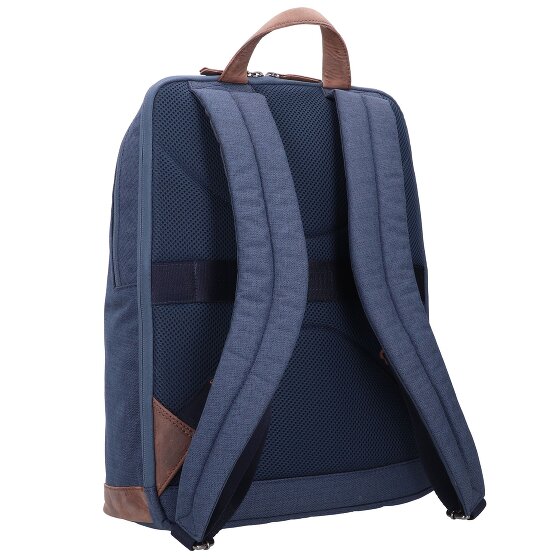 Greenburry Gerecyclede PET Derby rugzak 43 cm met laptopvak