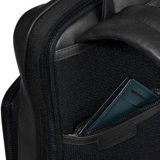 Piquadro Harper Dagrugzak Leer 38 cm Laptop compartiment