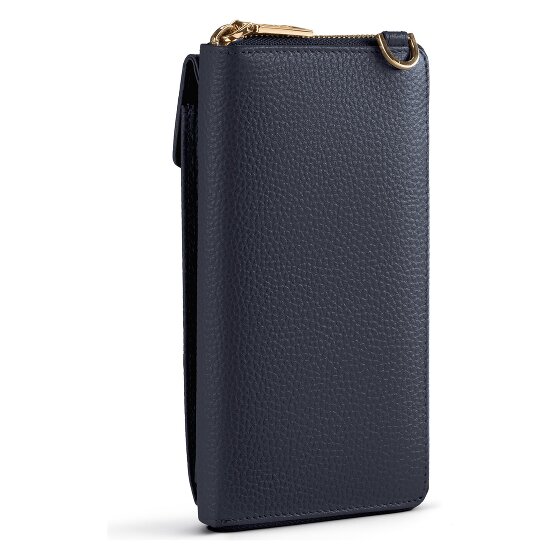 Lazarotti Bologna Leren Zip-Around Portemonnee Mobiel Telefoonhoesje Leer 19 cm