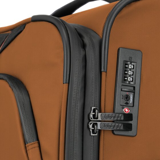 Travelite Briize 4 wielen Trolley L 78 cm met uitbreidingsplooi