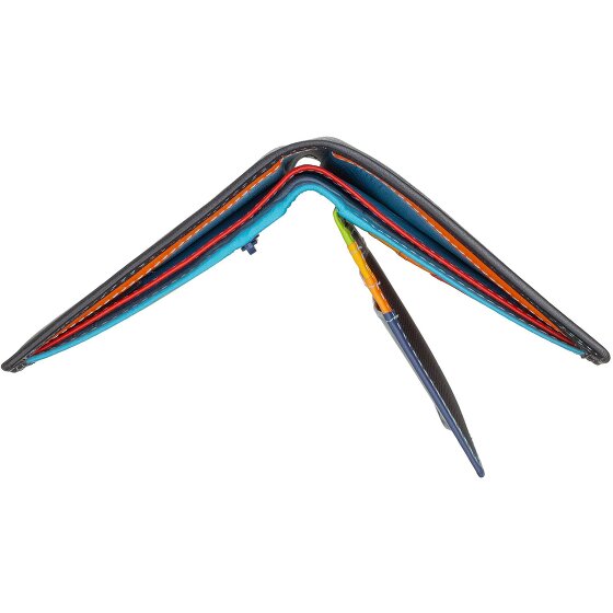 DuDu Tiberio Portemonnee RFID-bescherming Leder 9.5 cm