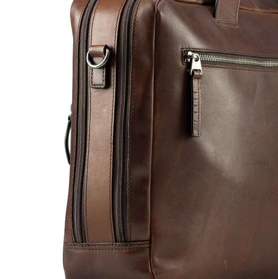 Jost Lund Koffer Leer 40.5 cm Laptop compartiment