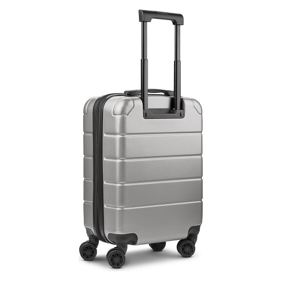 Police Dublin 4 wielen Cabinewagen S 54 cm Laptopvak met uitbreidingsplooi