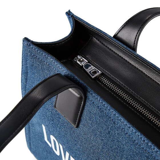 Love Moschino Denim Signature Love Shopper Tas 35 cm