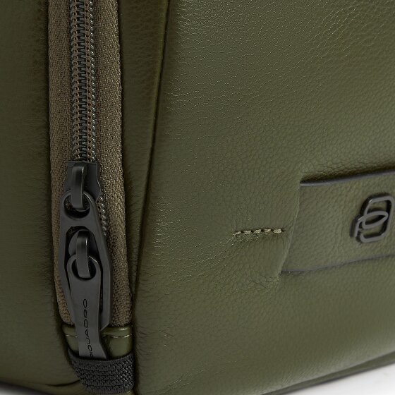 Piquadro Russell Zakelijke rugzak RFID-bescherming Leer 42 cm Laptop compartiment