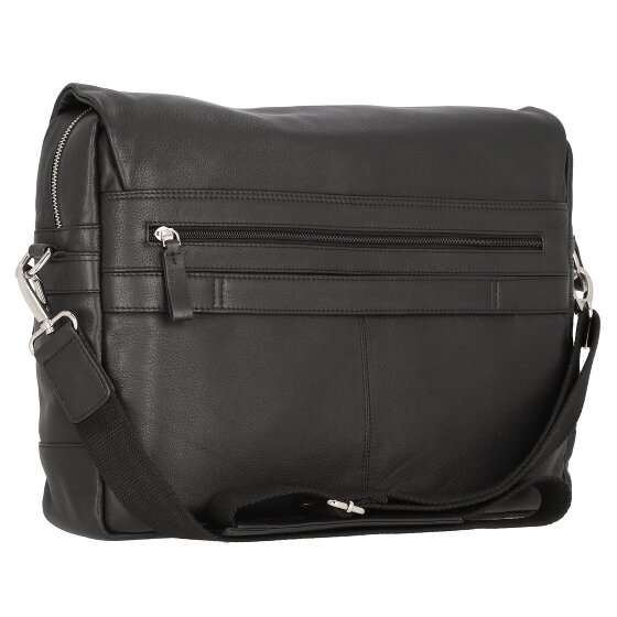 Alassio Oro Messenger leder 38 cm laptop compartiment