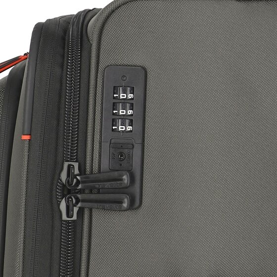 Travelite Crosslite 5.0 4 wielen Trolley M 66 cm met uitbreidingsplooi