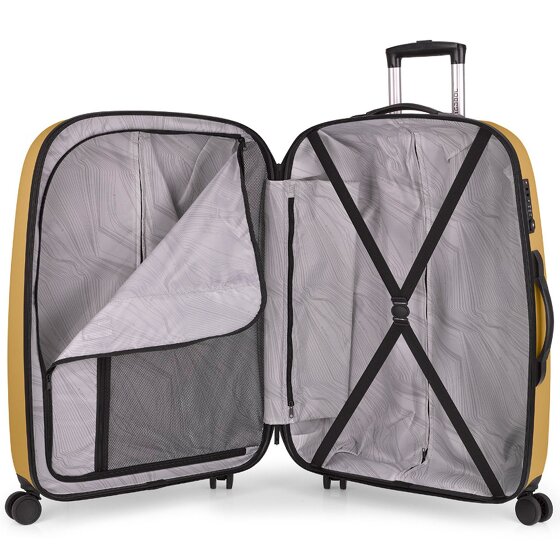 Gabol Paradise XP 4 wielen Trolley L 77 cm met uitbreidingsplooi