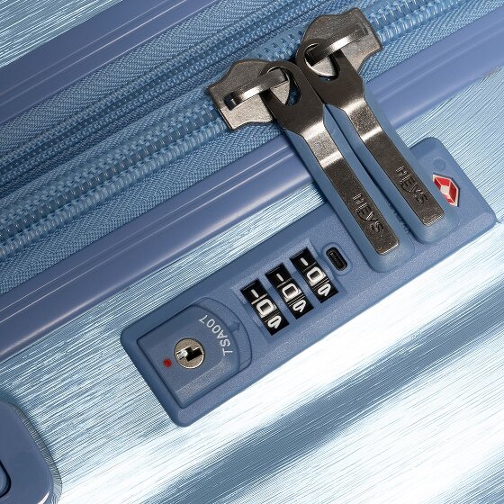 Heys Alumix 4 wielen Kofferset 3-delig met uitbreidingsplooi