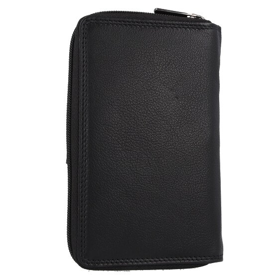 mano Donna Giulia Leren Portemonnee 10,5 cm