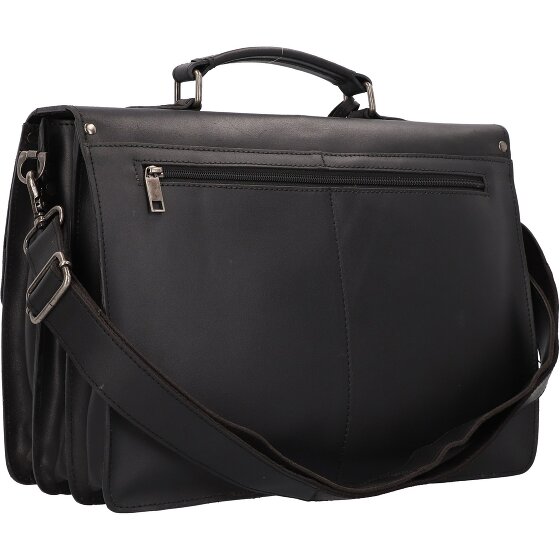 Burkely Vintage Dean aktetas leer 38 cm