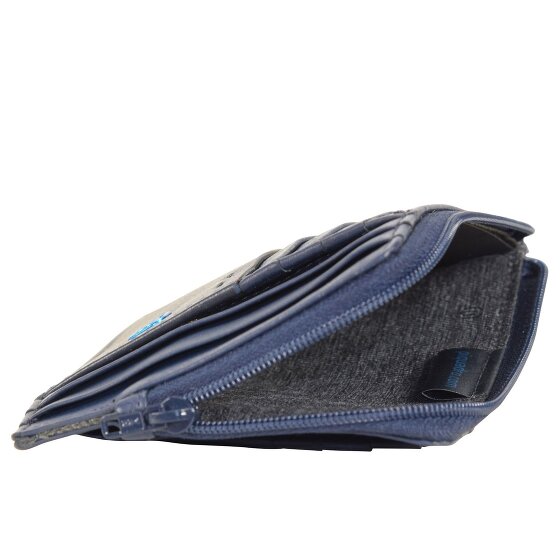 Piquadro Pulse Creditcard etui Leer 12,5 cm