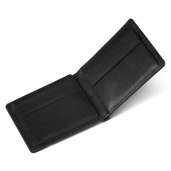 Redolz Leather Essentials QF portemonnee RFID leer 12 cm uitklapbaar