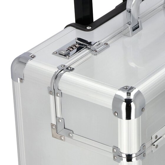 Dermata Aluminium Pilotentrolley met 2 wielen, 48 cm, laptopvak