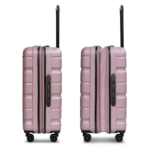 Franky Munich 4.0 4-wiel trolley M 66 cm met uitbreidingsplooi