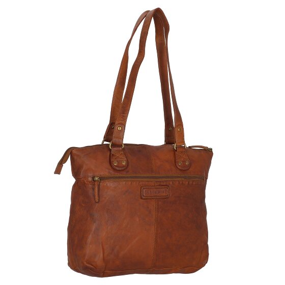 Greenland Nature Femi & Nine Leren Schoudertas 35 cm