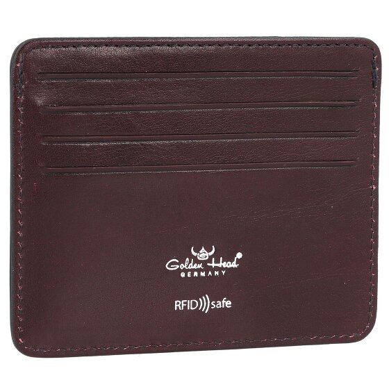 Golden Head Colorado Kredietkaart etui RFID-bescherming Leer 10 cm