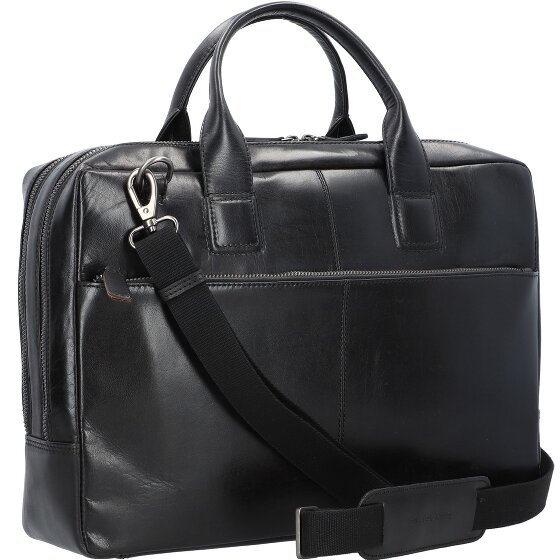 Plevier Rock Flint Koffer RFID-bescherming Leer 41 cm Laptop compartiment