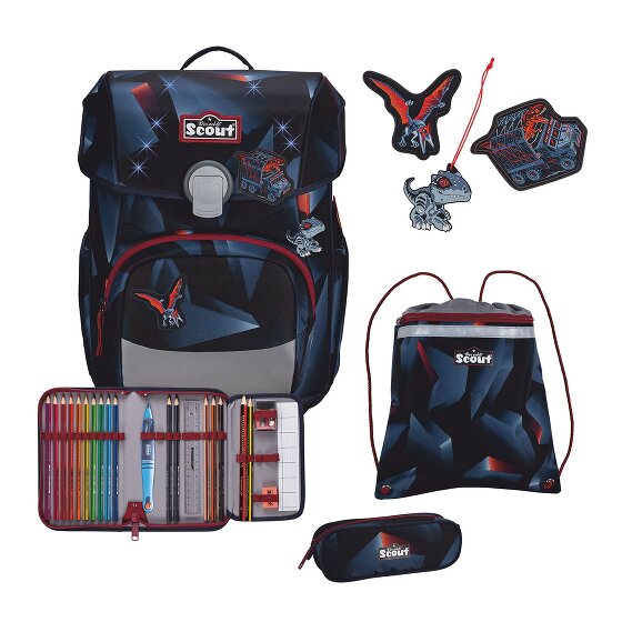 Scout Neo LED Schooltas set 8-delig