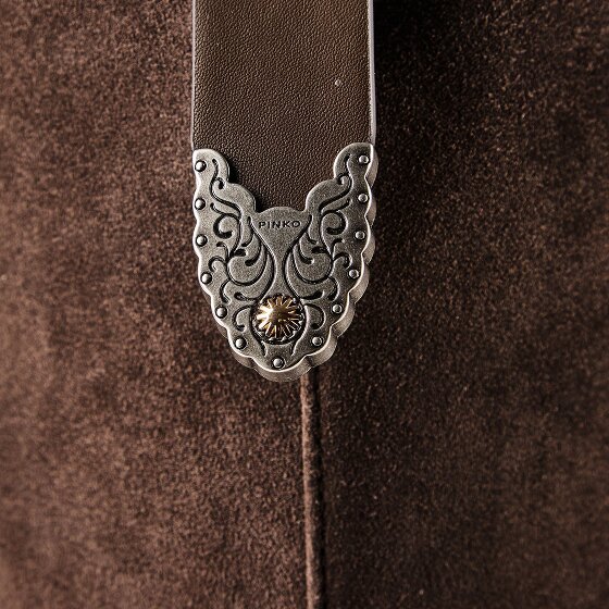PINKO Bucket Schoudertas Leer 41 cm