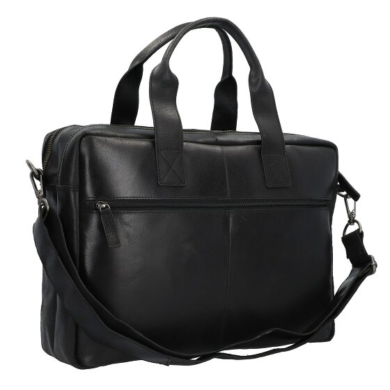 Burkely Vintage Jesse aktetas leer 42 cm laptop compartiment