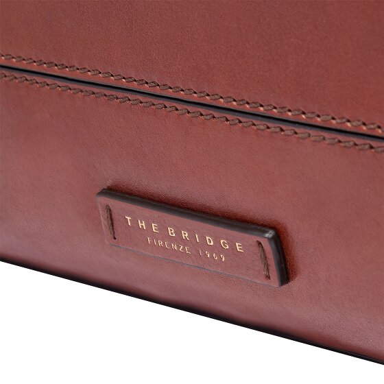 The Bridge Iolanda Koffer Leer 38 cm Laptop compartiment