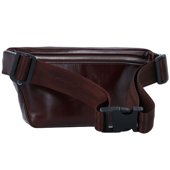 Piquadro Blauw vierkant heuptasje leer 29 cm