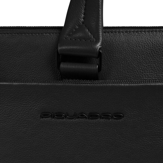 Piquadro Russel Koffer RFID-bescherming Leer 42 cm Laptop compartiment