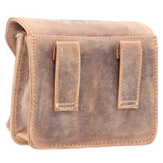 Greenburry Vintage Outdoor heuptasje leer 15 cm