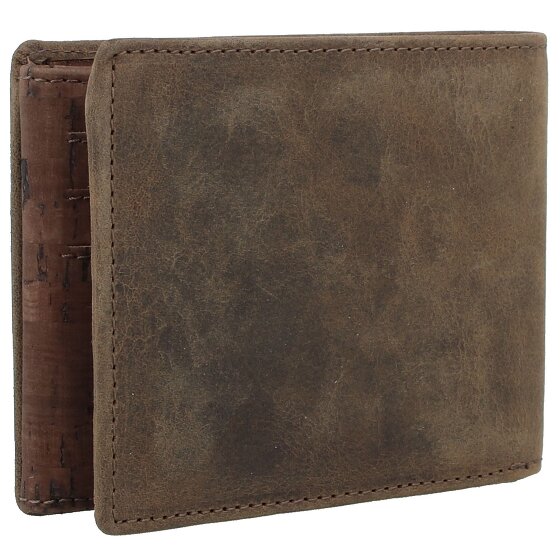 Greenland Nature Portemonnee RFID Leer 11,5 cm